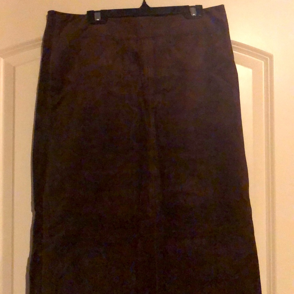 Dark Brown, suede skirt, size 2. BCBGMAXAZRIA